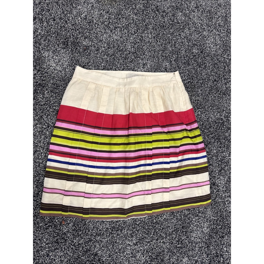 Ann Taylor Loft Multi Colored Skirt‎ Size 2P